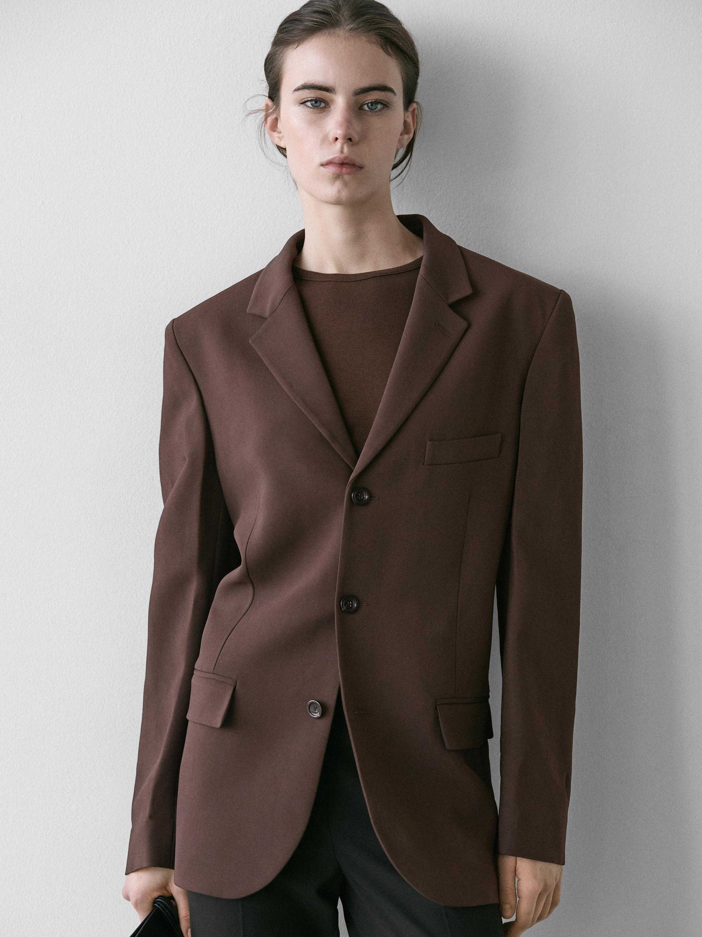 Crepe blazer